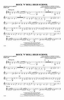Rock 'N' Roll High School: Optional Bb Clarinet/Horn in Bb
