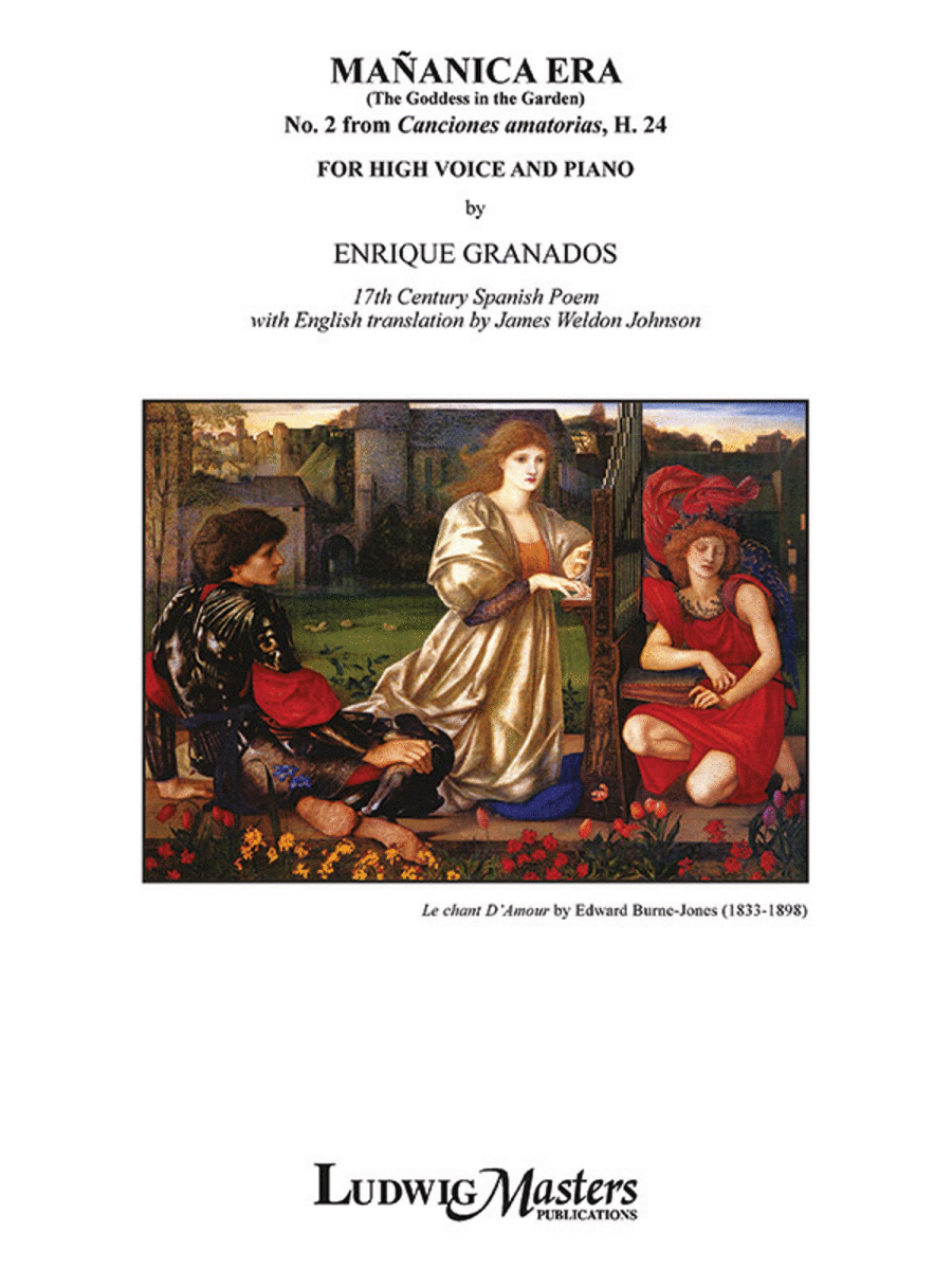 Mananica Era (The Goddess in the Garden), No. 2 from Canciones Amatorias, H. 24 High Voice scores gallery preview page 1