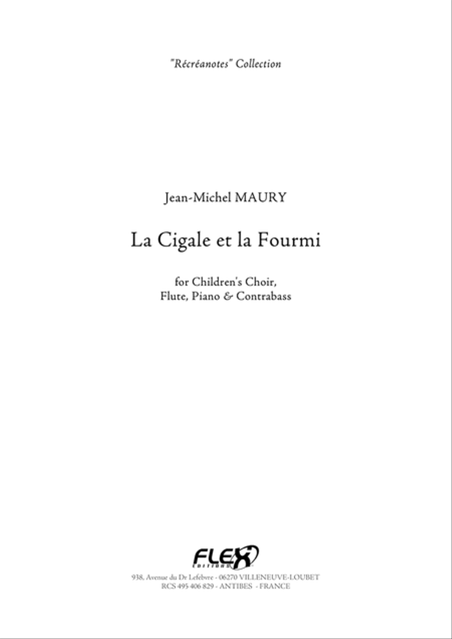 La Cigale et la Fourmi La Cigale et la Fourmi Children's Choir scores gallery preview page 1