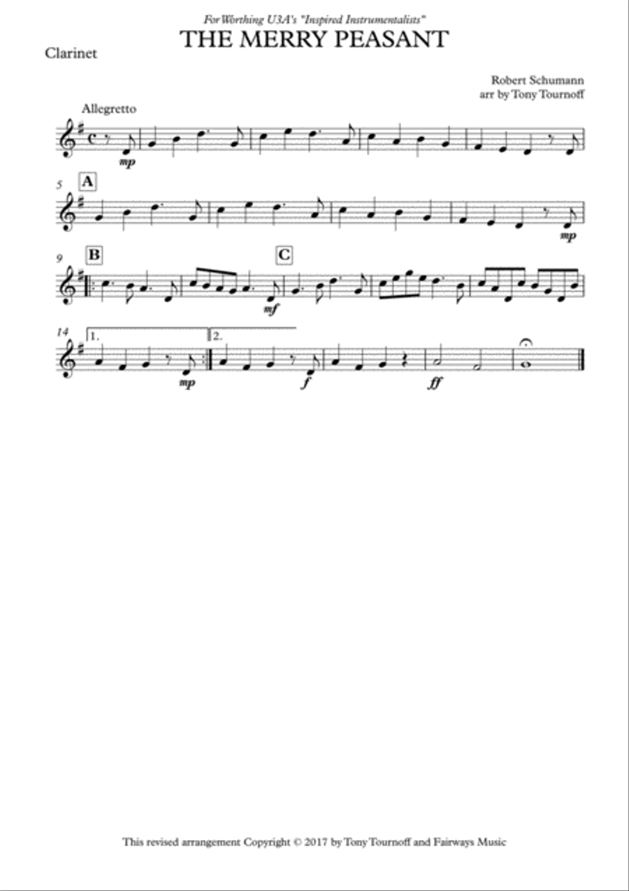 The Merry Peasant (Mixed Ensemble) Small Ensemble scores gallery preview page 6