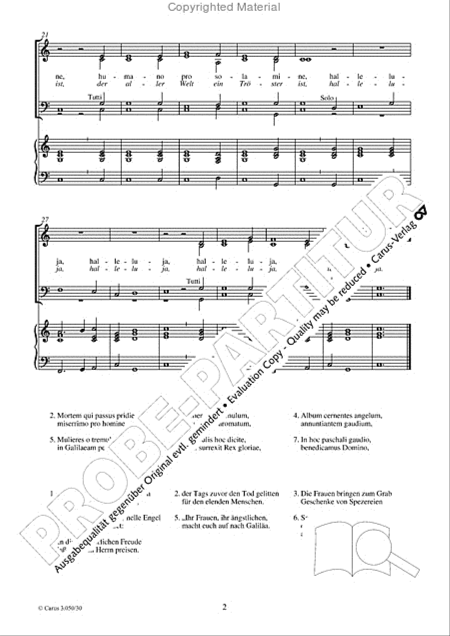 Surrexit Christus hodie Surrexit Christus hodie 4-Part scores gallery preview page 3