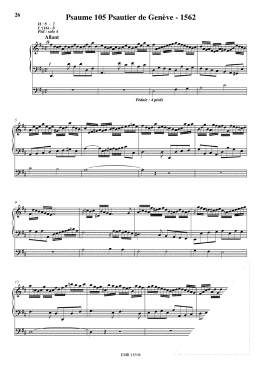 18 Preludes sur des airs anciens Organ scores gallery preview page 16