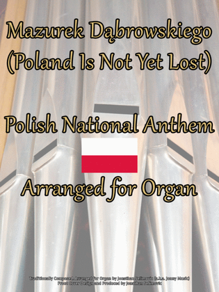 Book cover for Mazurek Dąbrowskiego (Polish National Anthem) Arranged for Organ