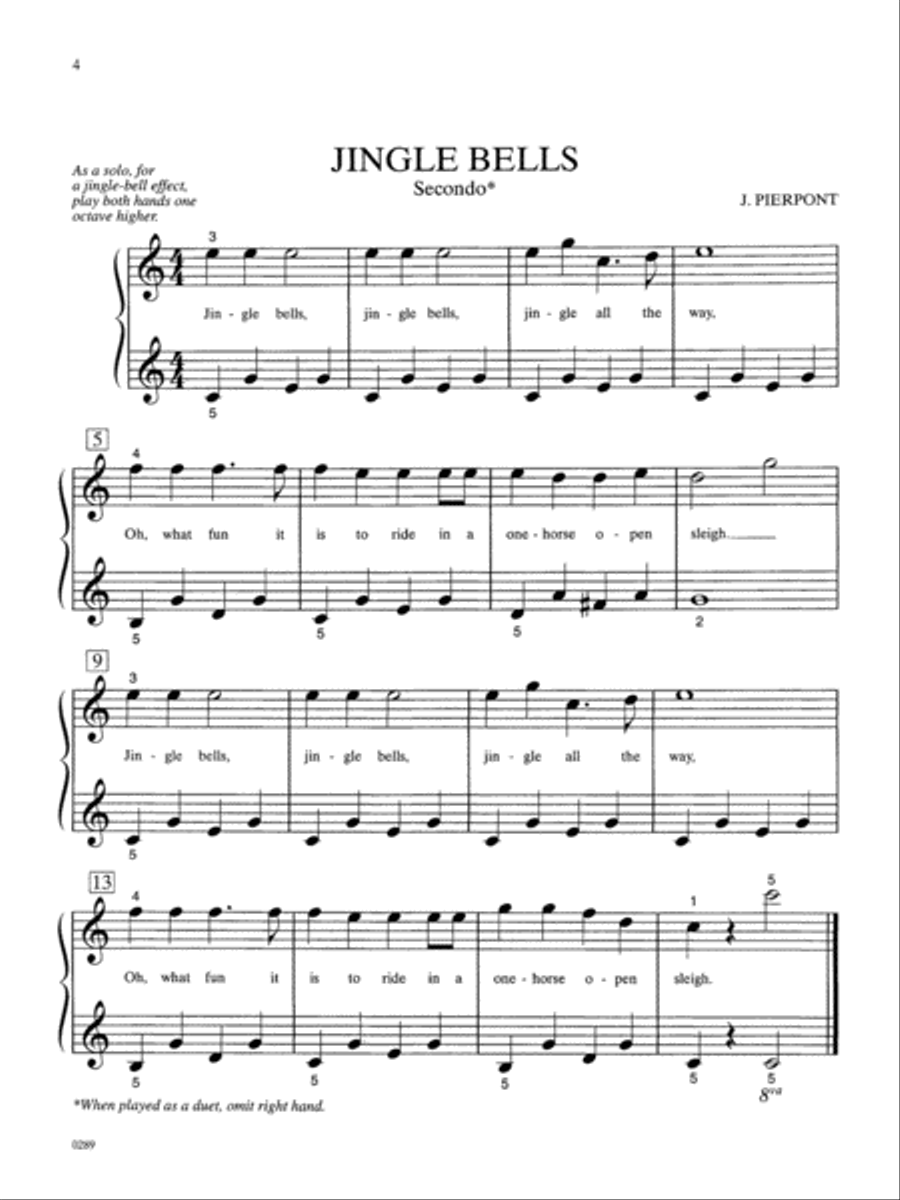 Beginning Christmas Favorites Easy Piano scores gallery preview page 4
