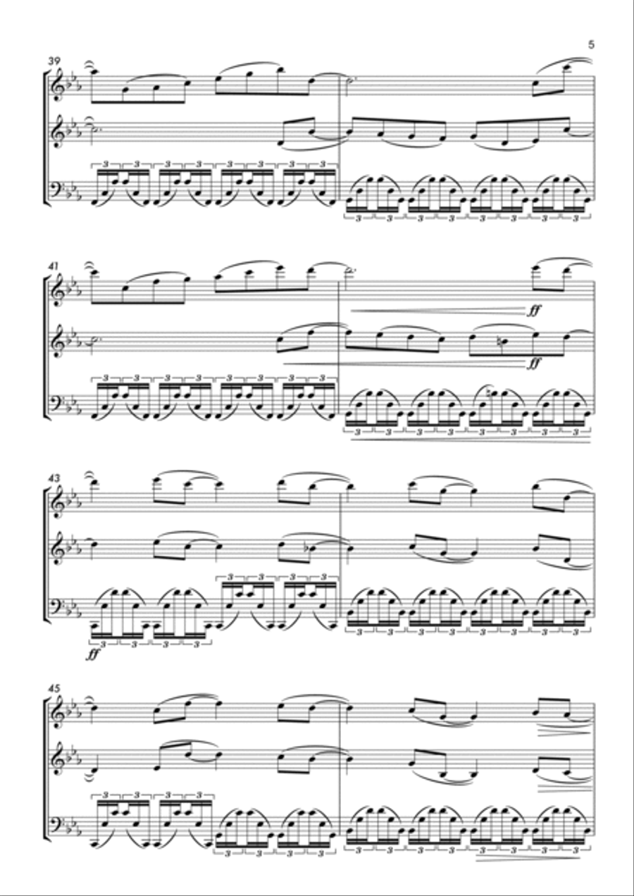 AVIS String Trio (2 Violins, Cello) String Trio scores gallery preview page 6