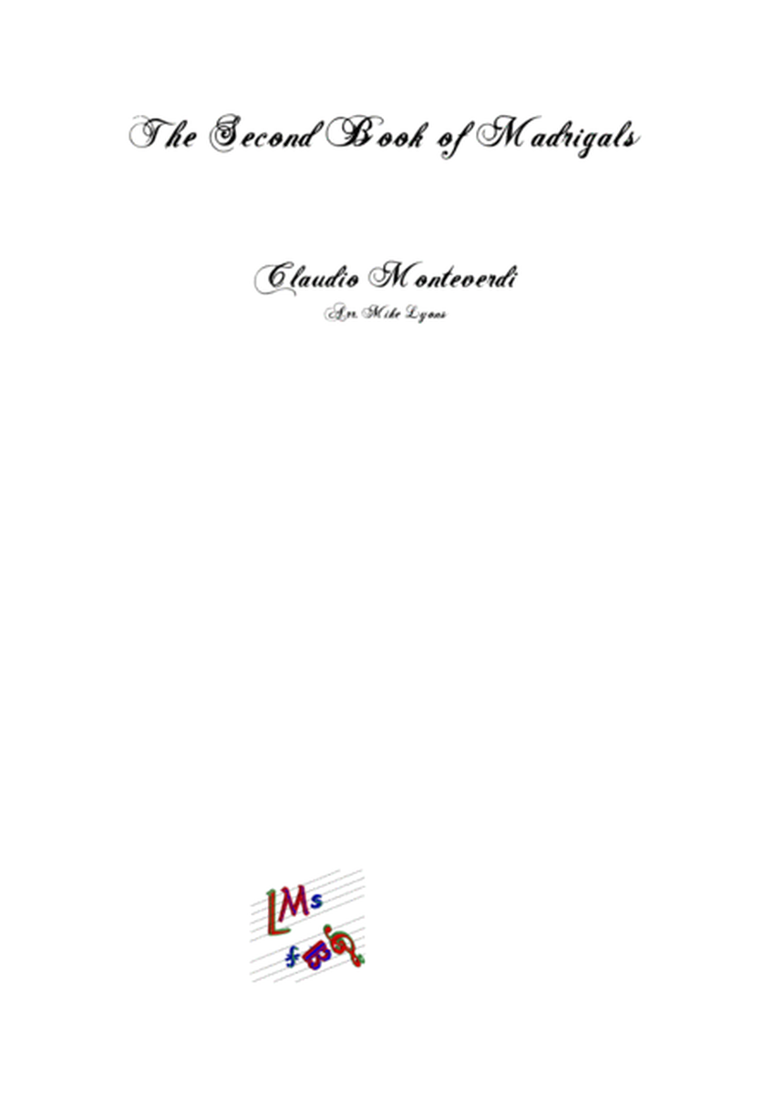 Monteverdi Second Book of Madrigals - Complete image number null