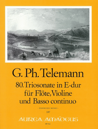 Book cover for Trio Sonata 80 E major