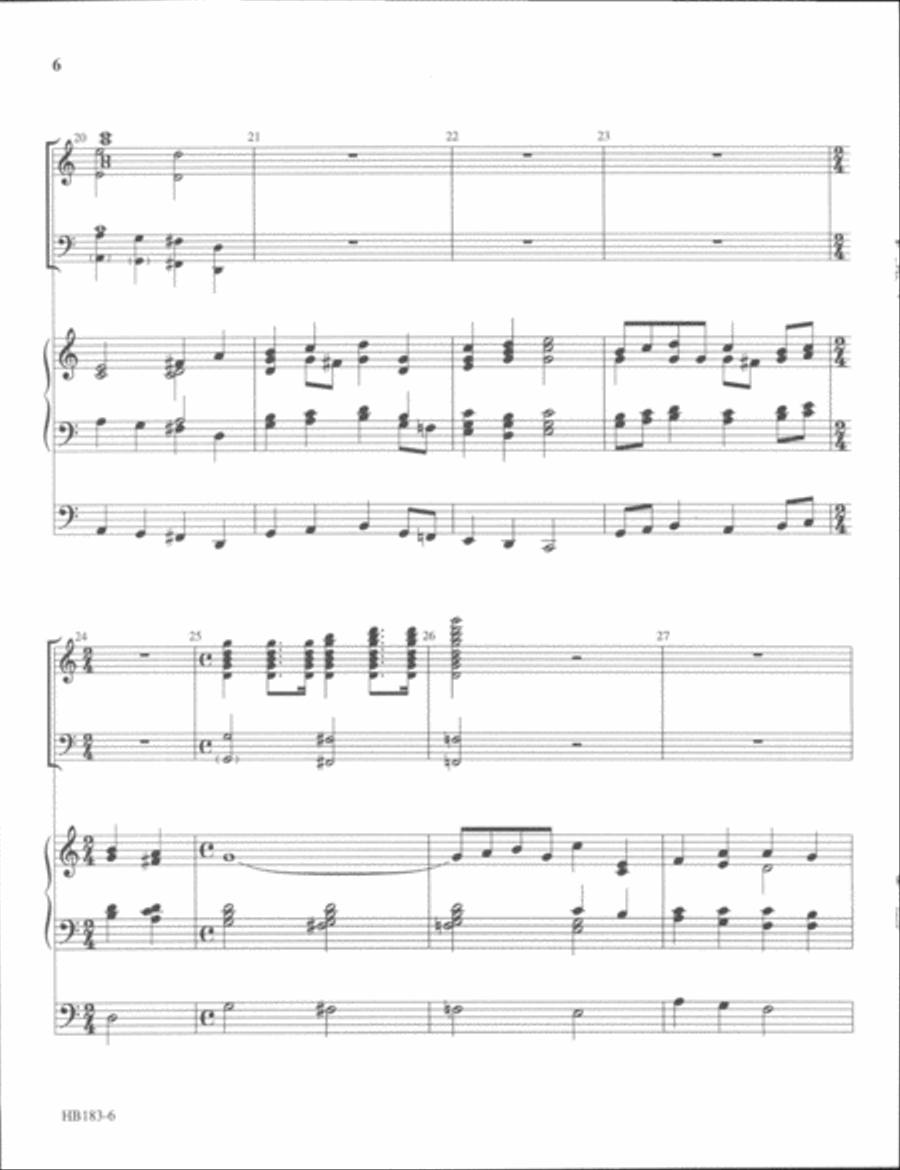Fantasia for Easter Morning - full score Handbell Choir scores gallery preview page 5