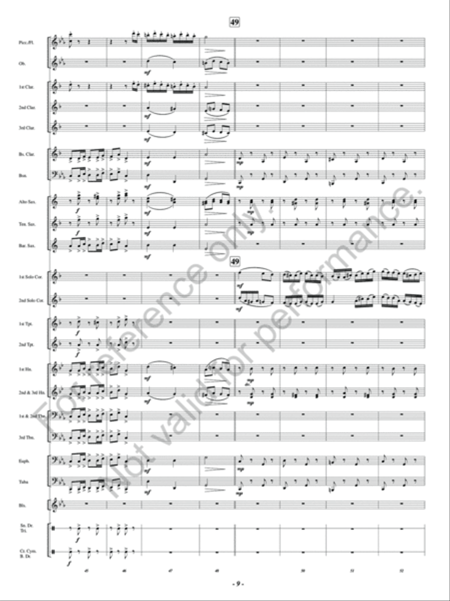 Side Partners Concert Band scores gallery preview page 10