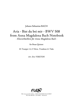 Book cover for Aria BWV 508