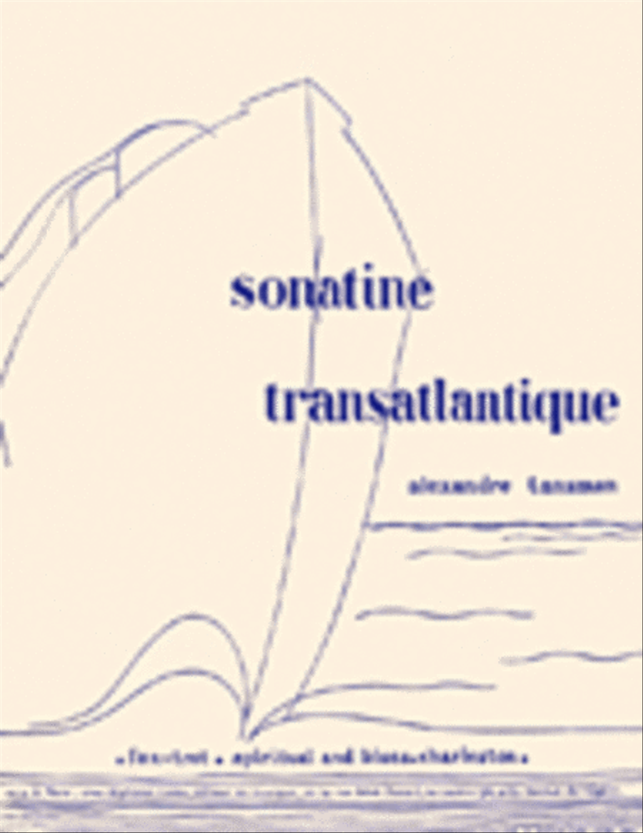 Sonatine Transatlantique Piano Solo scores gallery preview page 1