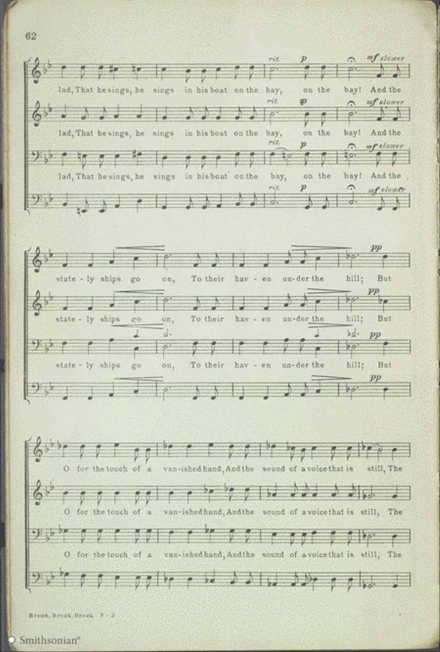 Break, Break, Break TTBB scores gallery preview page 4