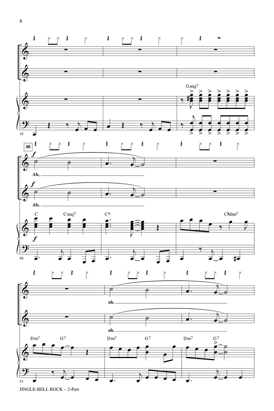 Jingle Bell Rock Jingle Bell Rock 2-Part scores gallery preview page 6