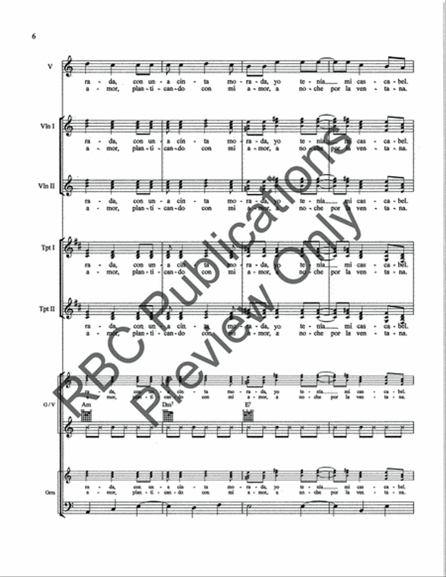 El Cascabel El Cascabel Voice scores gallery preview page 8