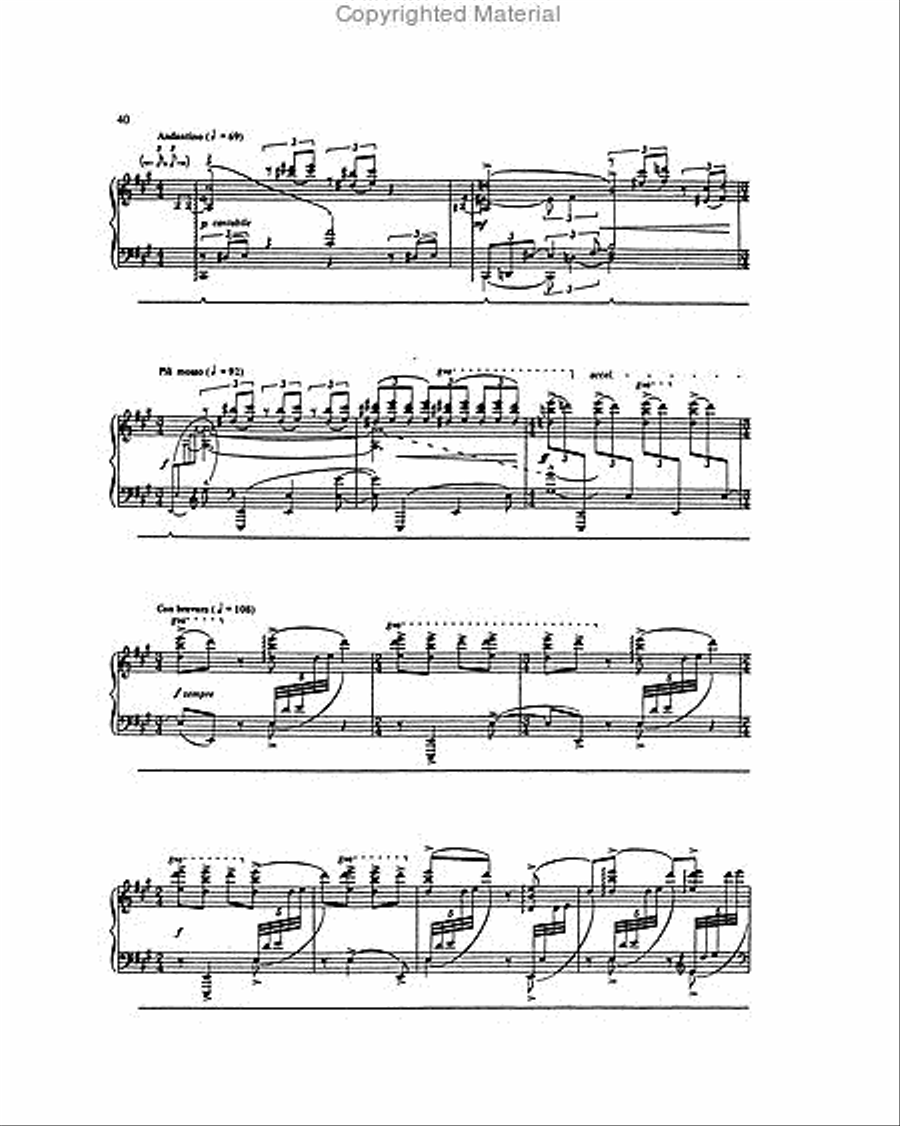 David Del Tredici – Piano Album Piano Solo scores gallery preview page 8