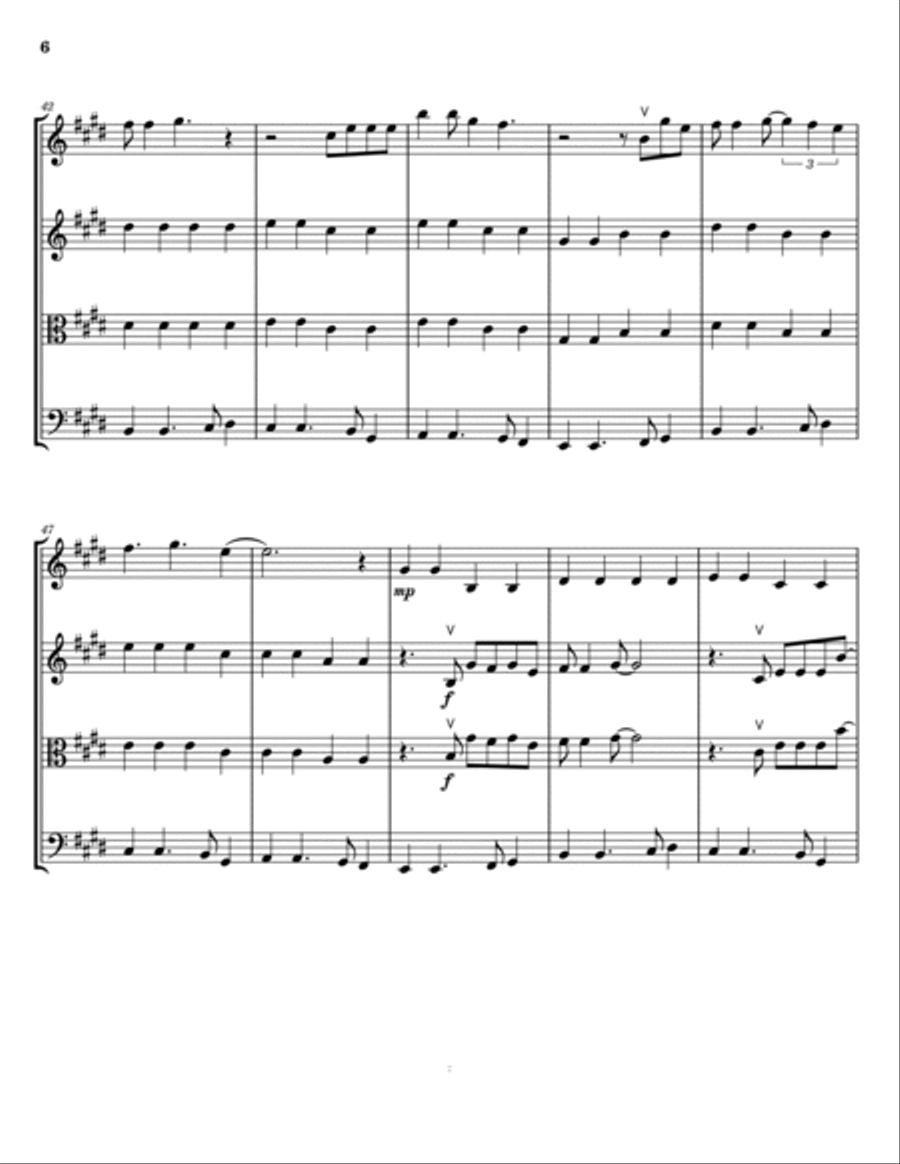 Don't Stop Believin' String Trio scores gallery preview page 6