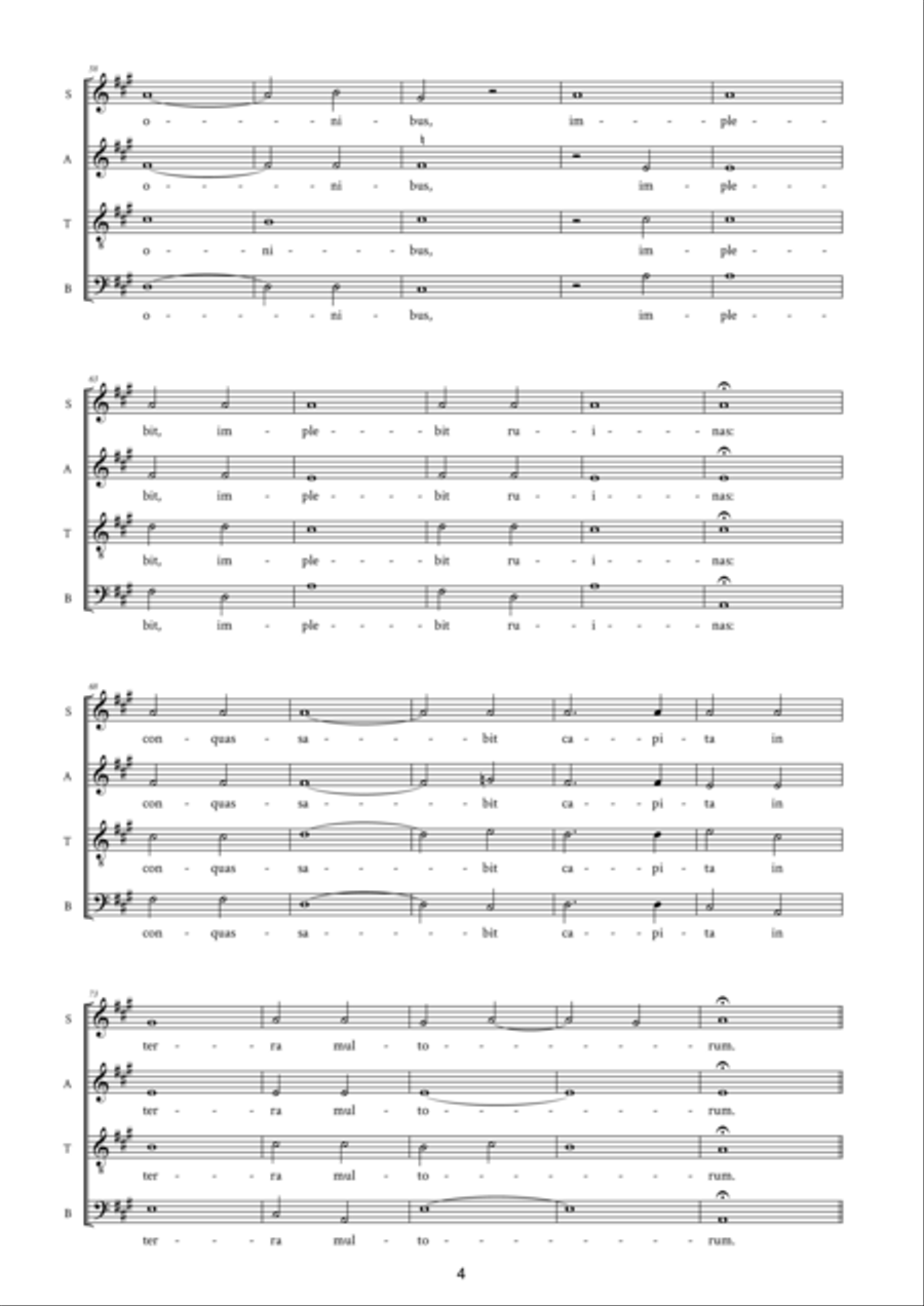 Lectern Psalms Lectern Psalms 4-Part scores gallery preview page 6