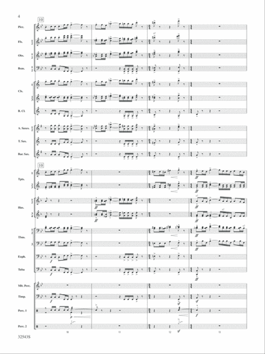 Sea Hawk: Score Concert Band scores gallery preview page 4