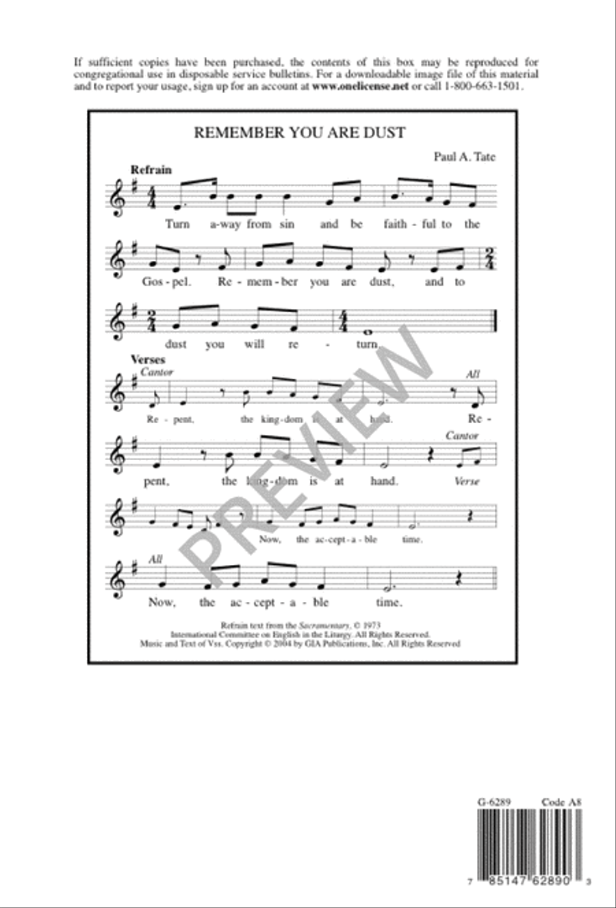Remember You Are Dust Remember You Are Dust 2-Part scores gallery preview page 8