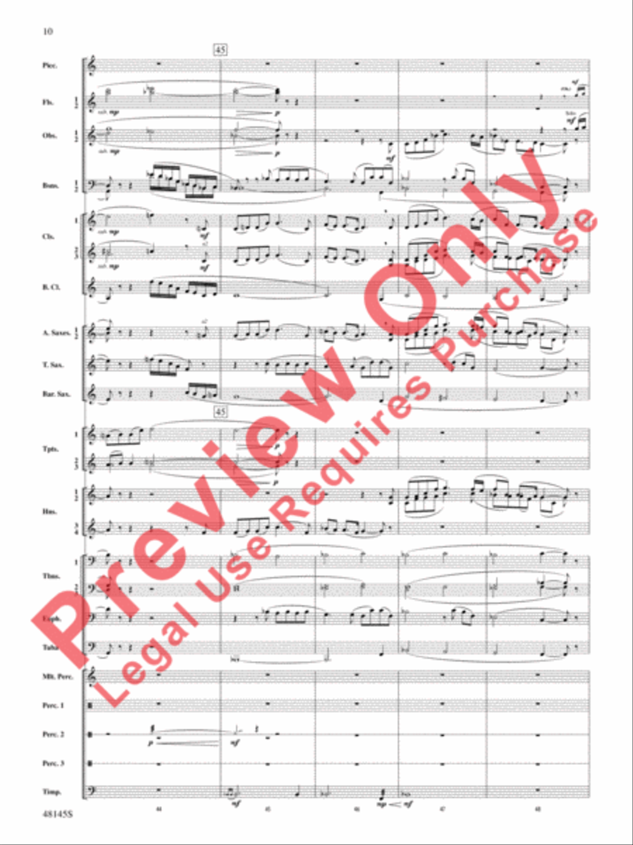 The River Seneca The River Seneca Concert Band scores gallery preview page 11
