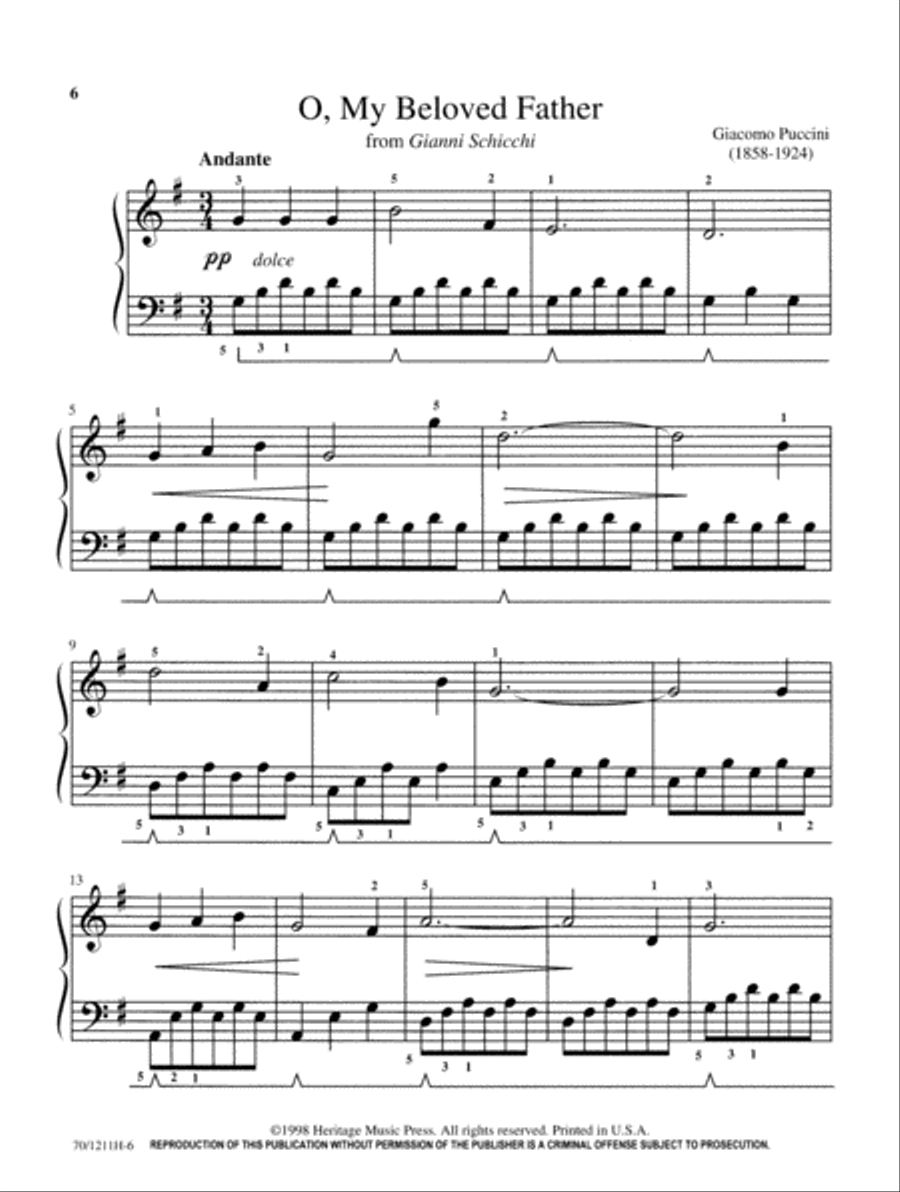 Mastering Melodies: Early Twentieth Century Piano Solo scores gallery preview page 6