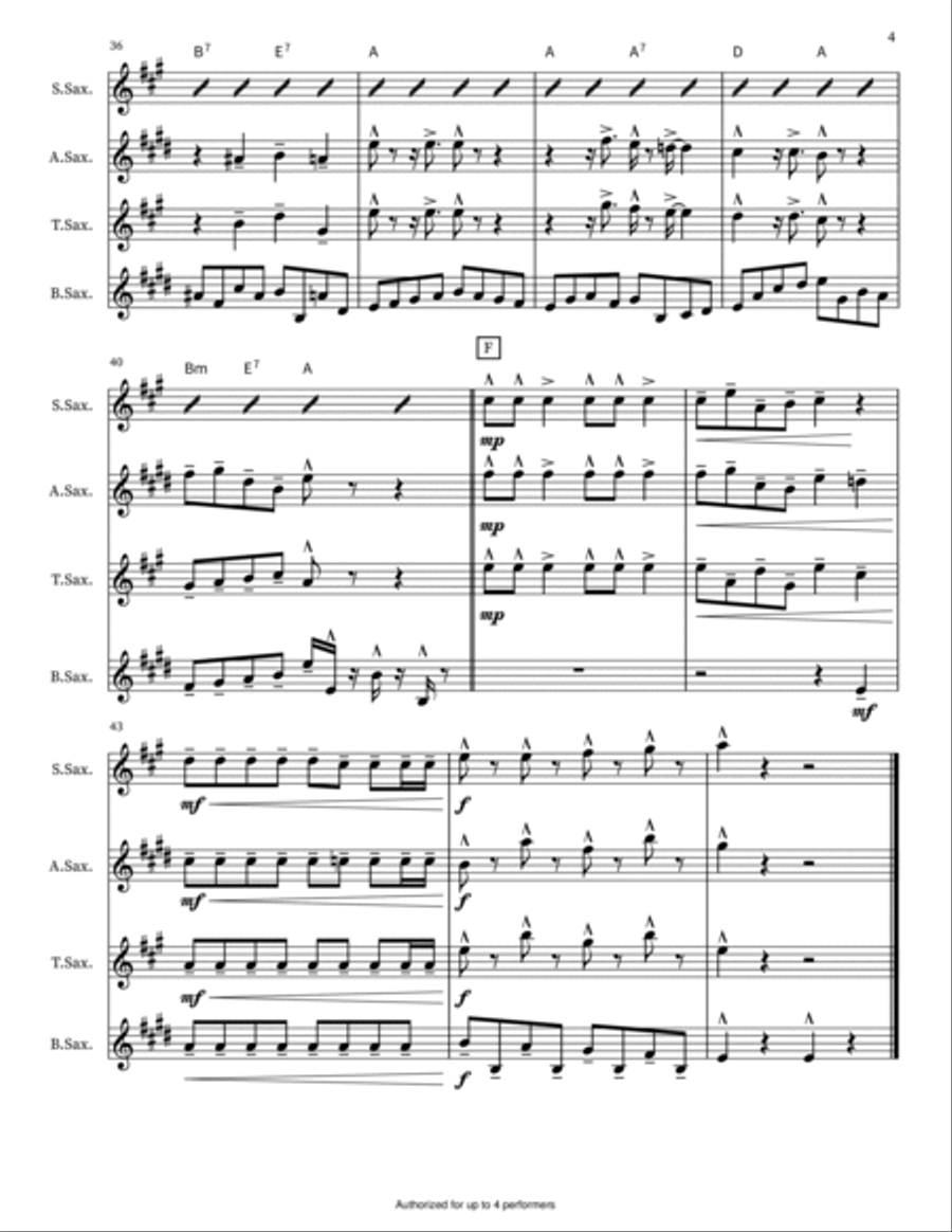 Jingle Bells Small Ensemble scores gallery preview page 4