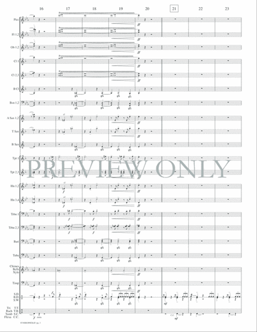 Symbiopholie! Concert Band scores gallery preview page 6
