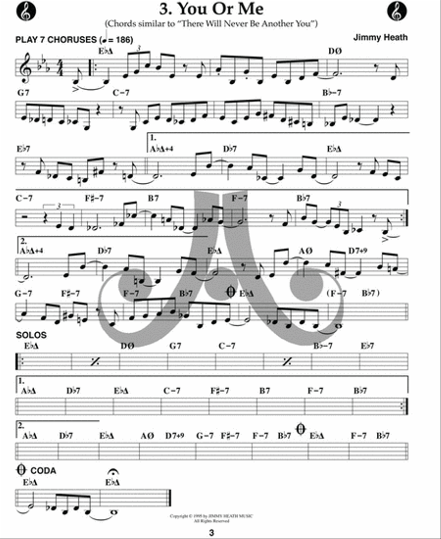 Volume 122 - Jimmy Heath Tenor Saxophone scores gallery preview page 13