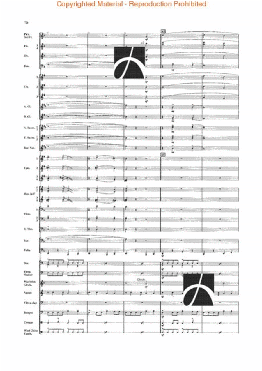 Jungle Fantasy Jungle Fantasy Concert Band scores gallery preview page 13