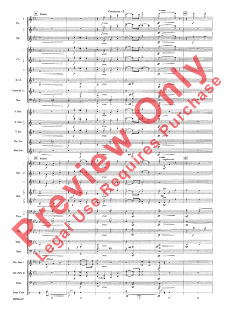 The Sussex Mummers' Christmas Carol Concert Band scores gallery preview page 11
