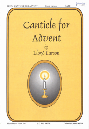 Book cover for Canticle for Advent