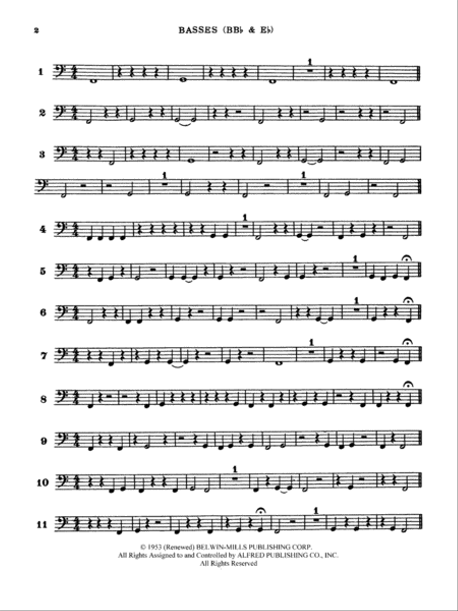 101 Rhythmic Rest Patterns Concert Band Methods scores gallery preview page 3