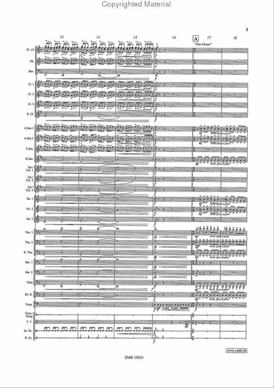 National Treasure Concert Band scores gallery preview page 5