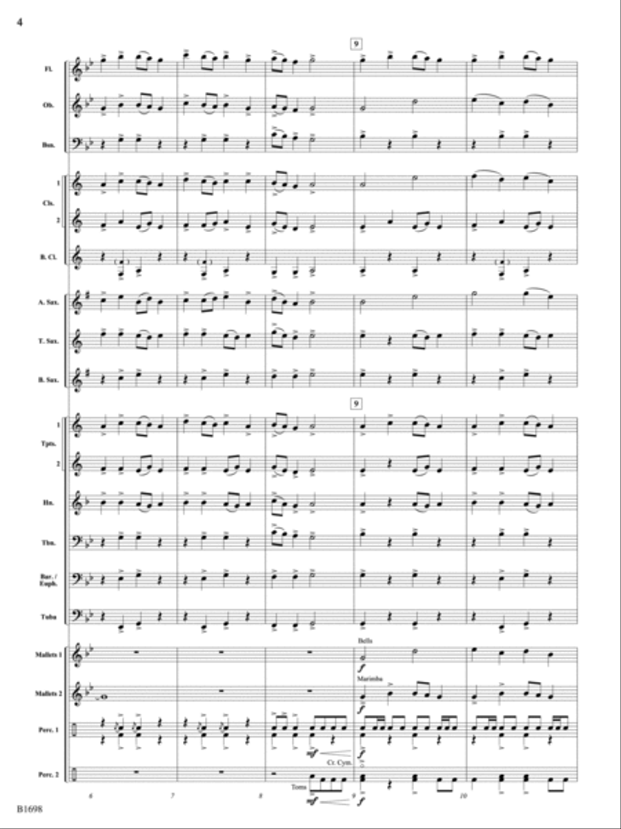 Shadow of the Longship: Score Concert Band scores gallery preview page 4