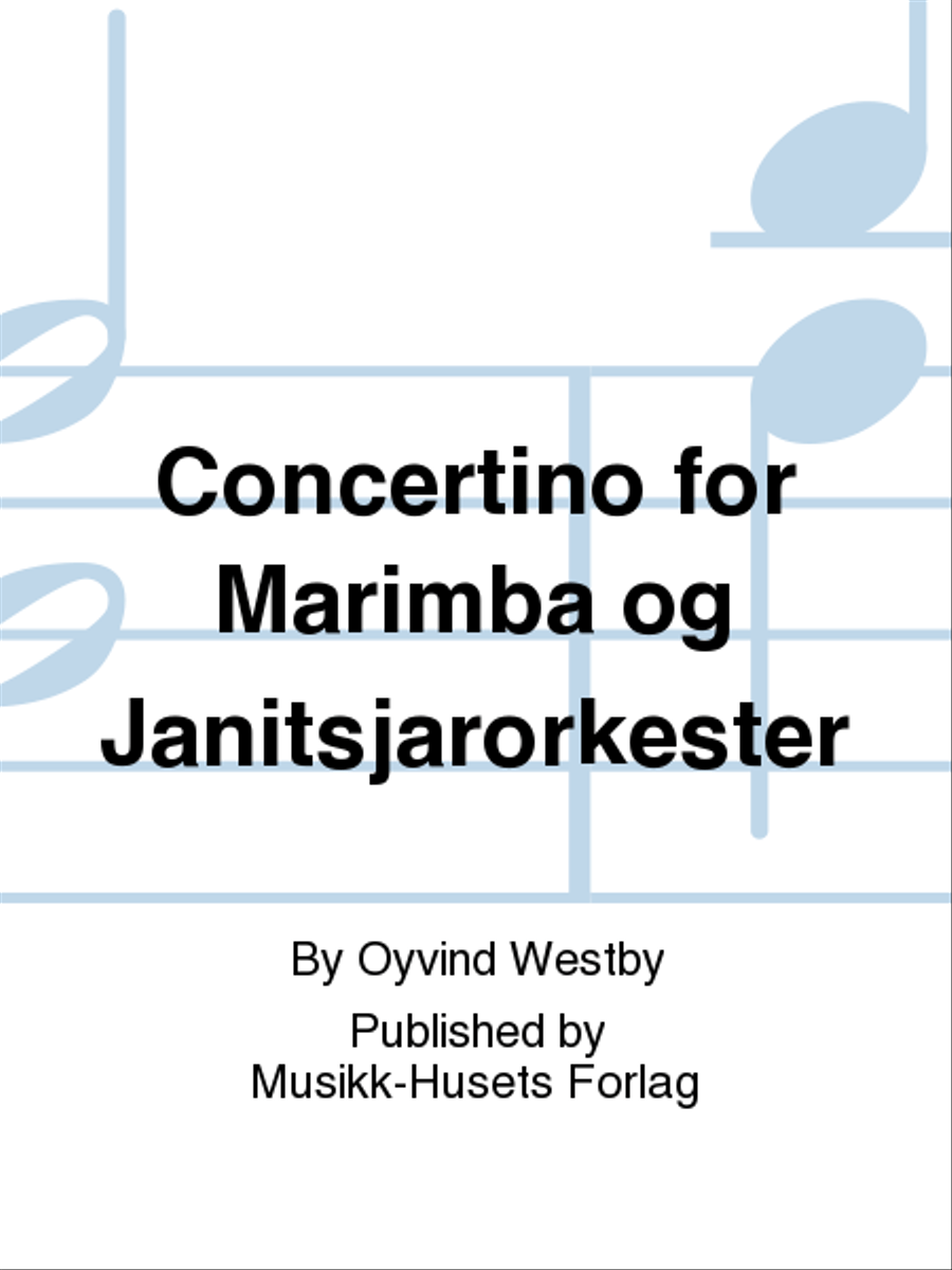 Concertino for Marimba og Janitsjarorkester Full Orchestra scores gallery preview page 1