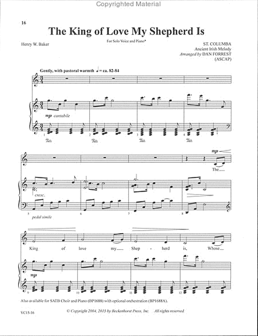 Sacred Solos of Dan Forrest - medium voice Medium Voice scores gallery preview page 6