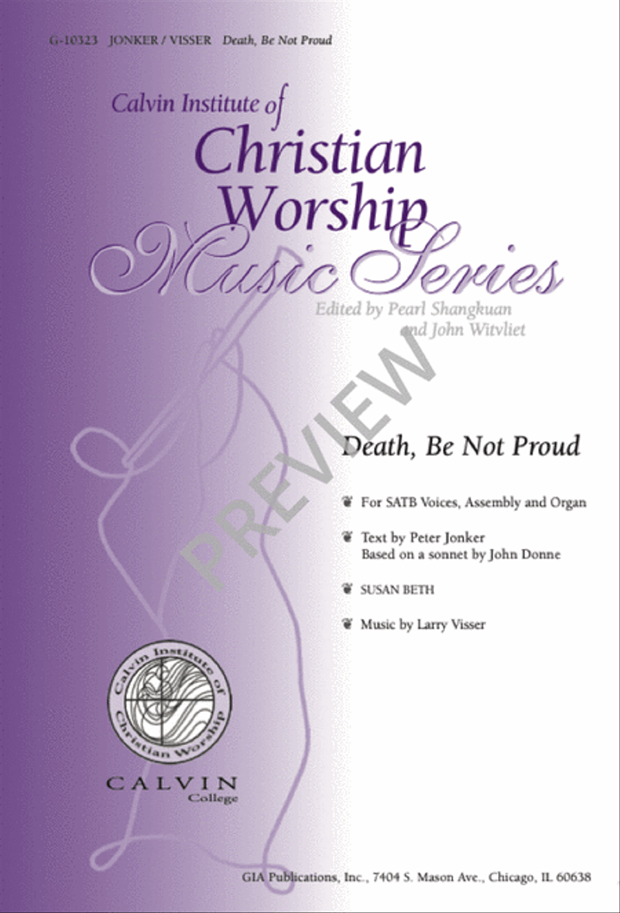 Death, Be Not Proud 4-Part scores gallery preview page 2