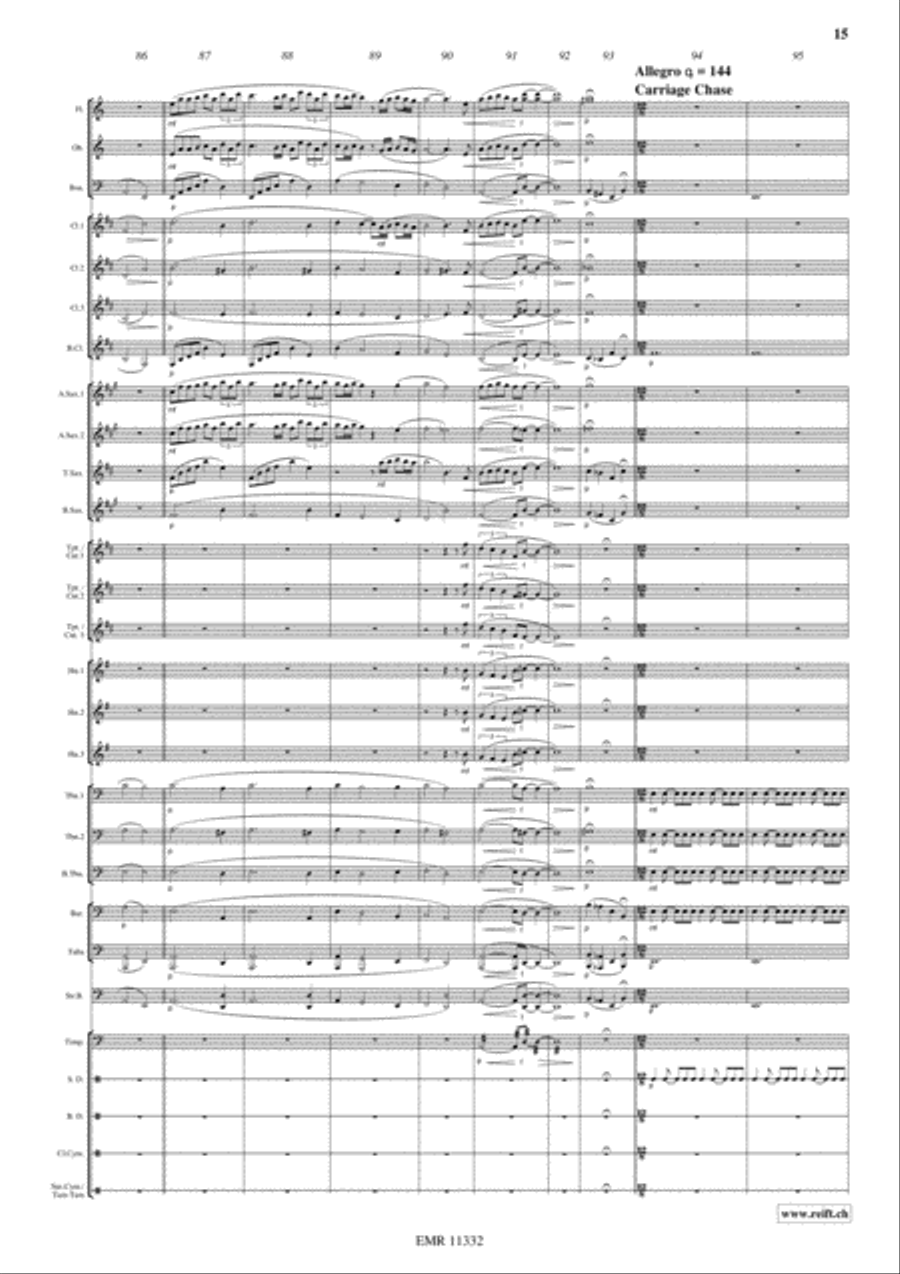 Cutthroat Island Concert Band scores gallery preview page 16