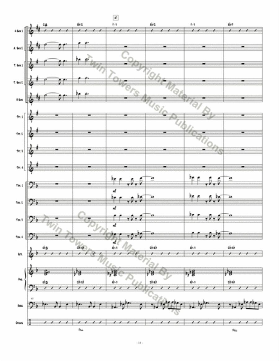 Grind Smooth Jazz Ensemble scores gallery preview page 15