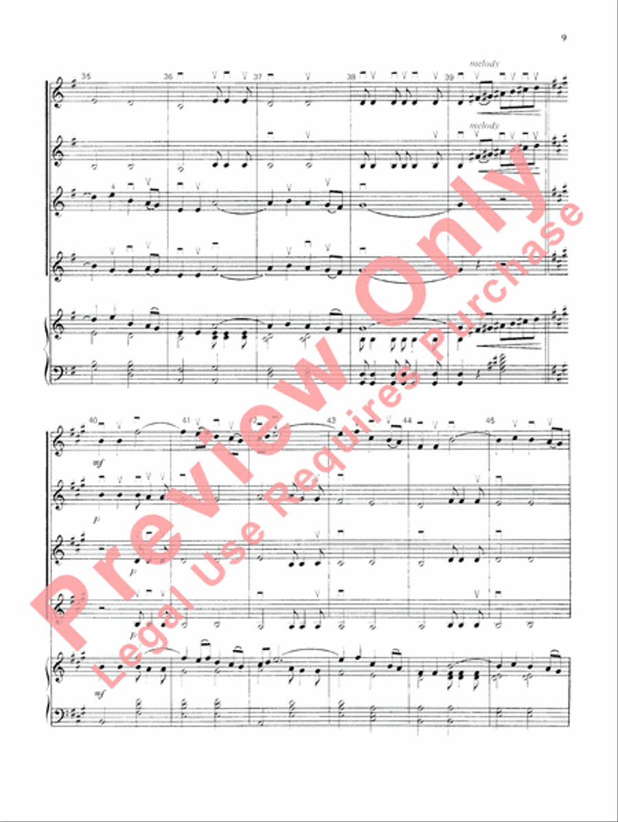 Highland/Etling Violin Quartet Series: Book 3 Small Ensemble scores gallery preview page 10