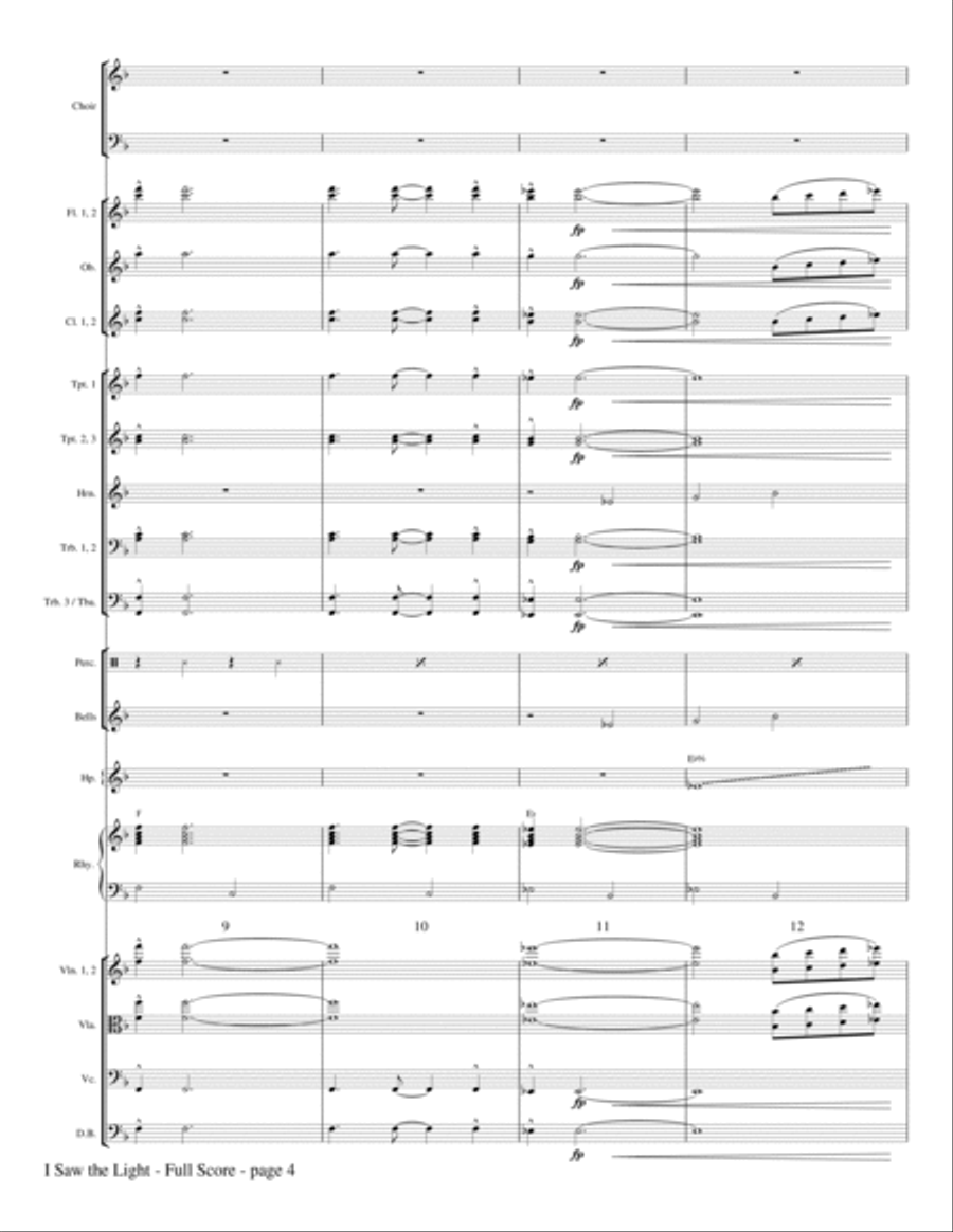 I Saw The Light - Full Score Choir scores gallery preview page 3
