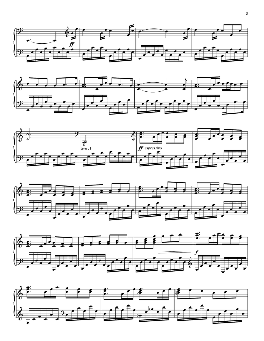 Learning To Fly Learning To Fly Piano Solo scores gallery preview page 3