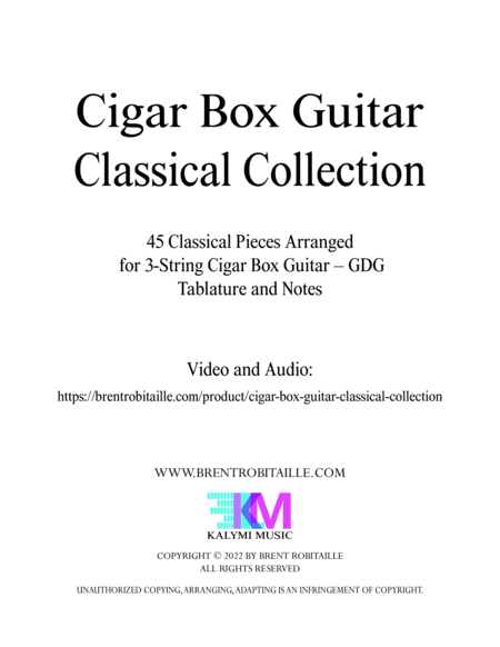 Cigar Box Guitar - Classical Collection image number null