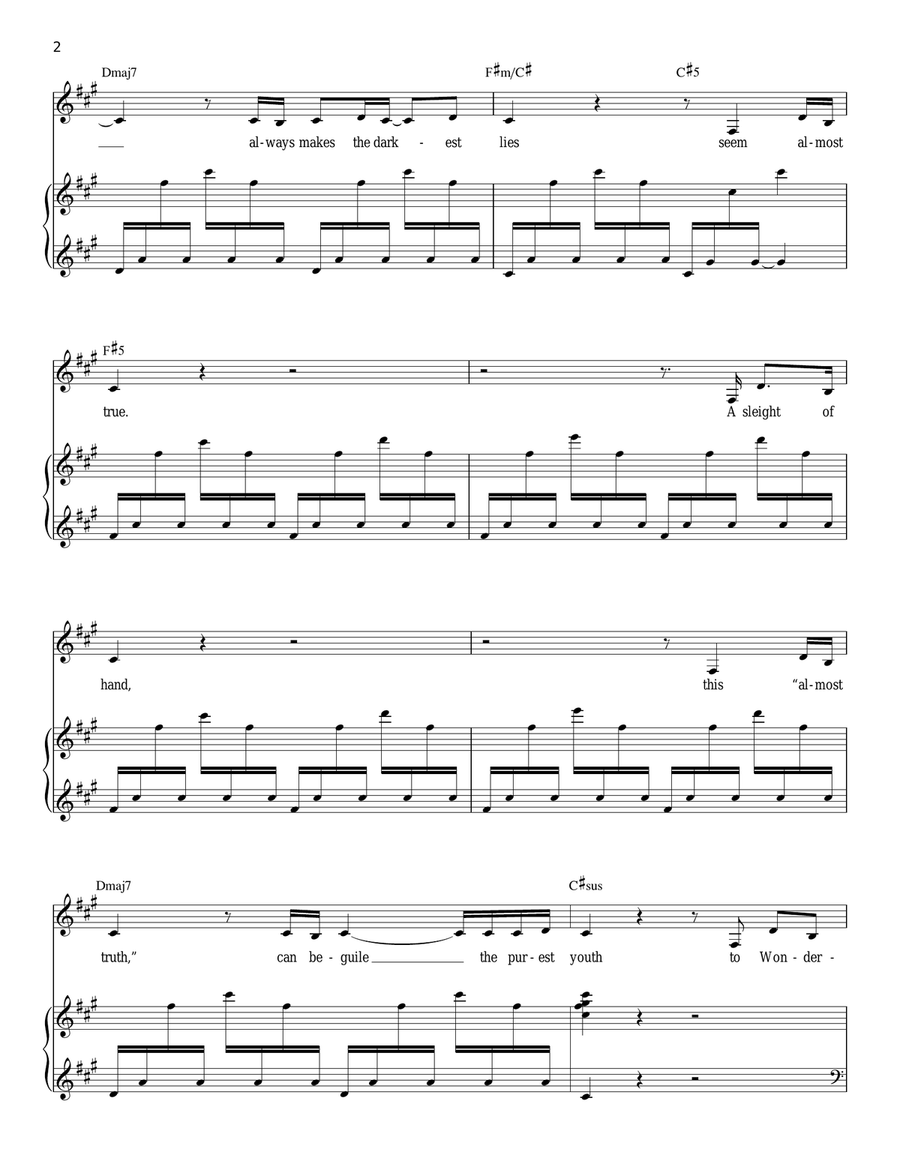 I Will Prevail I Will Prevail Piano, Vocal scores gallery preview page 2