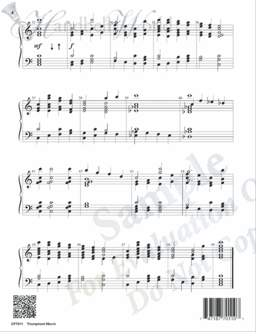 Triumphant March Triumphant March 3-Octaves scores gallery preview page 3
