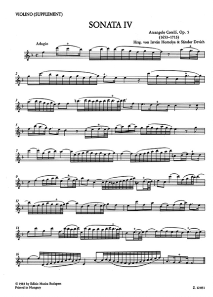 12 sonate per violino e basso continuo I-B op. 5