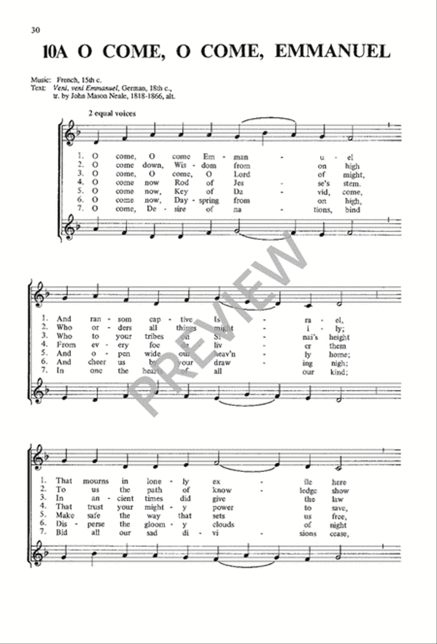 A Choir Book for Advent A Choir Book for Advent 4-Part scores gallery preview page 32