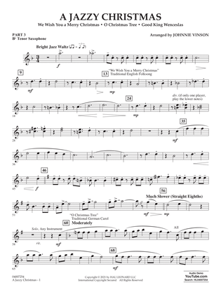 A Jazzy Christmas - Pt.3 - Bb Tenor Saxophone