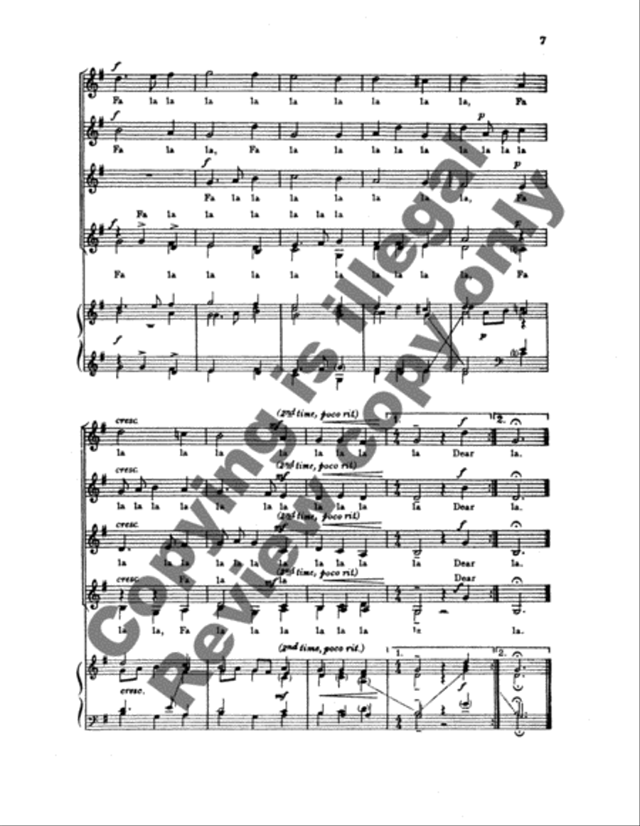 My Bonny Lass My Bonny Lass SSAA scores gallery preview page 5
