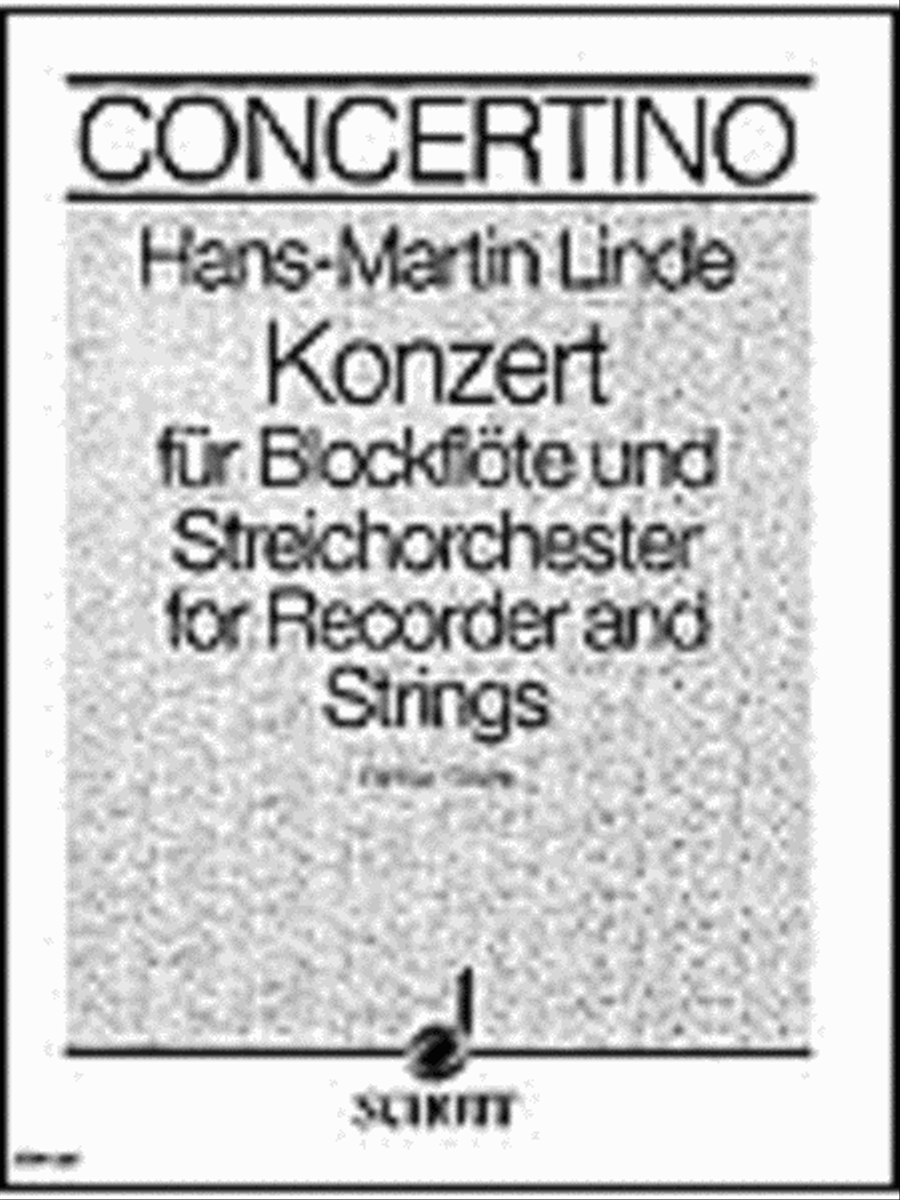 Concerto for Recorders & String Orchestra Chamber Orchestra scores gallery preview page 1